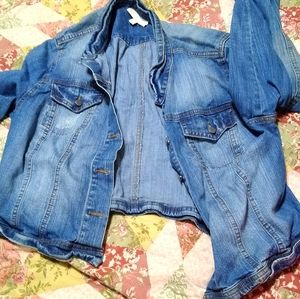 Jessica Simpson Denim Maternity Jacket